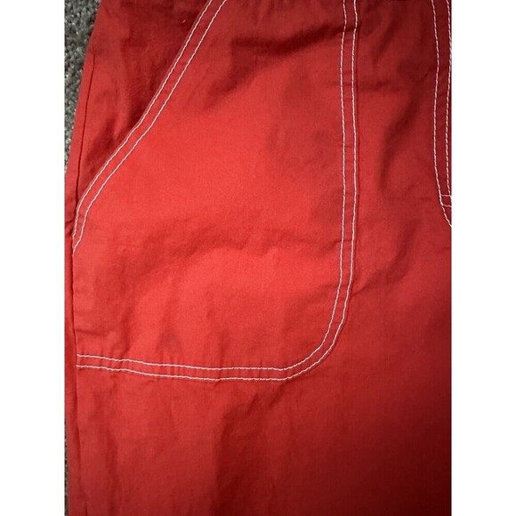 Michael Kors Y2K Vintage Red Skater Pants Size 9 Made In Italy RN92568 Flaw‎ - Picture 5 of 6